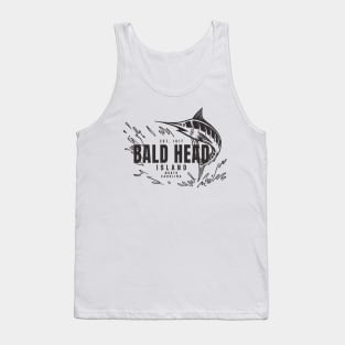 Vintage Marlin Fishing at Bald Head Island, North Carolina Tank Top